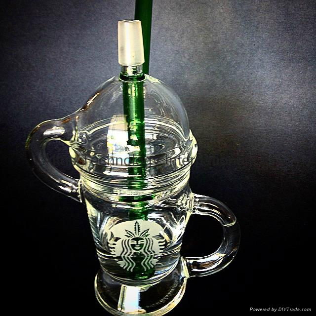 Limited Edition dab sandblasted 14mm Dabuccino Recycler Glass similar with Hitm 2