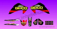 GEICO GRAPHIC STICKER KIT FOR HONDA 150