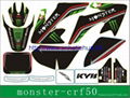 Sticker set collect for CRF50 motorycles