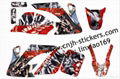 Mad hatter CRF50 sticker set