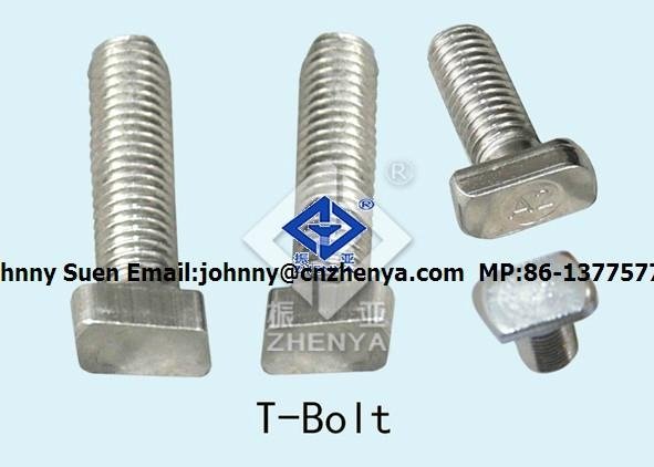 stainless steel A2 A4 T-head bolt