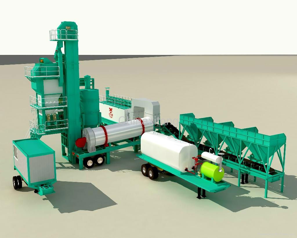 Mobile Asphalt Mixing Plant (QLB-Y1000) 2