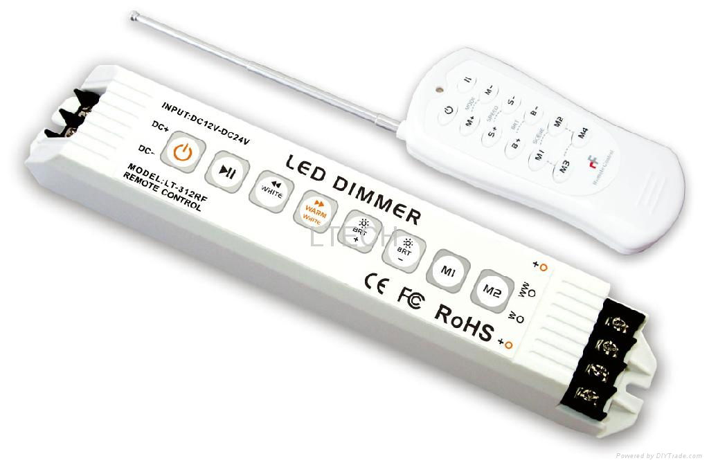 multi-function LED Controller RF remote panel 6A/CH*3