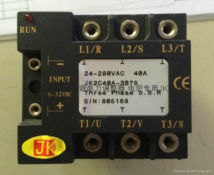 台湾JK积奇固态继电器JK3C25A-3B75 JK3C40A-3A100 5