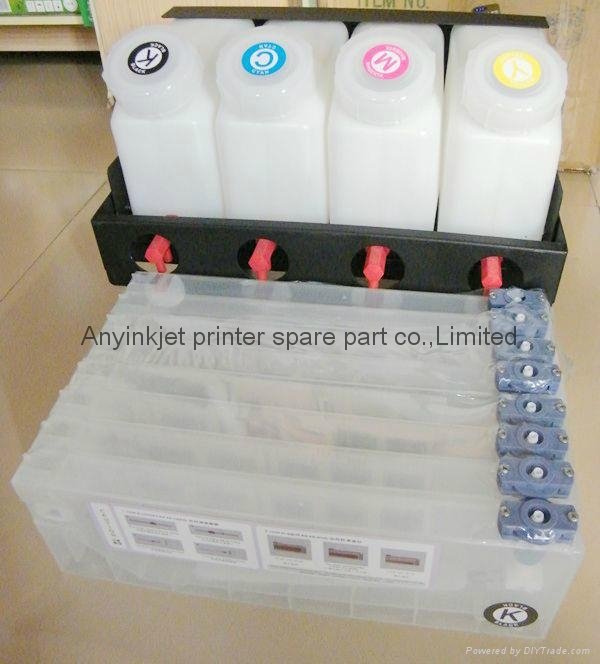 Double 4 color bulk ink system for Mimaki JV33 JV5 JV3 printer 3