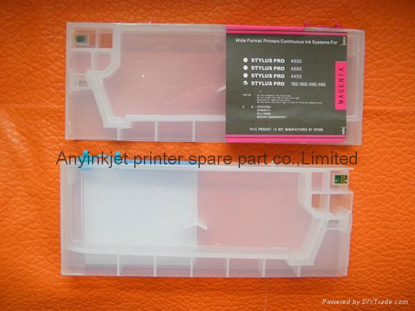 refillable cartridge with chip for Epson Stylus pro 7600 9600 4000 5