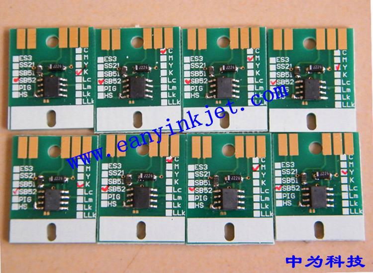  permanent chip for Mimaki JV33 SS21 ES3 SB52 HS HS1 Pigment printer 4