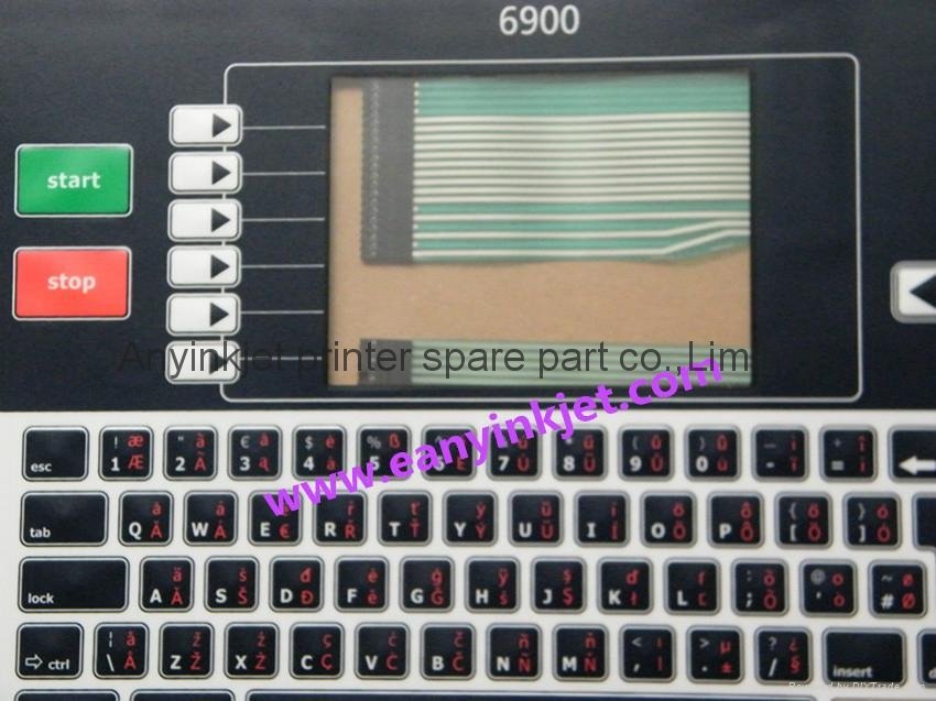 Linx 6900 keyboard display keypad for Linx 6900 printer 2