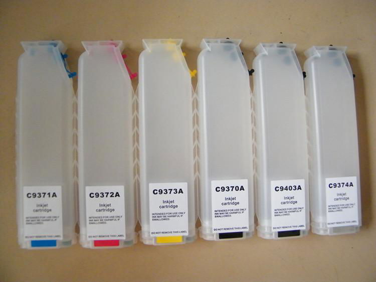 320ml large capacity 72 refillable cartridges for HP 72 2