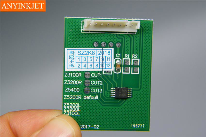 Chip decoder for HP DesignJet Z2100 Z3100 Z3200 Z5200 Z5400 printer 4