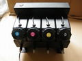 4 color UV bulk ink system with sensor without cartridge for Flat UV ink printer 12