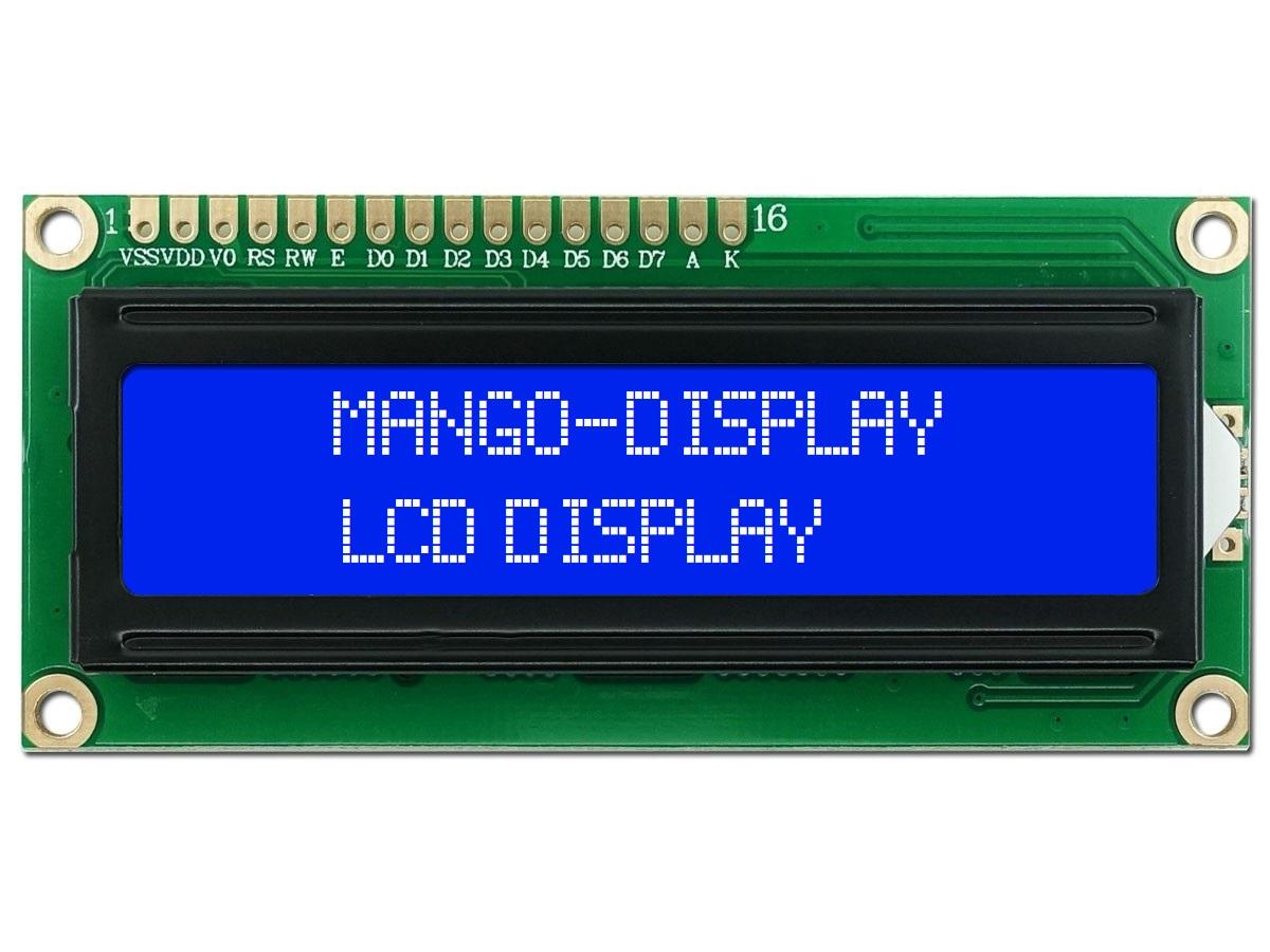 1602 16x2 Character LCD Module Blue color