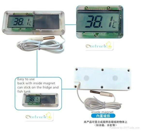 Solar Digital fridge thermometer  3