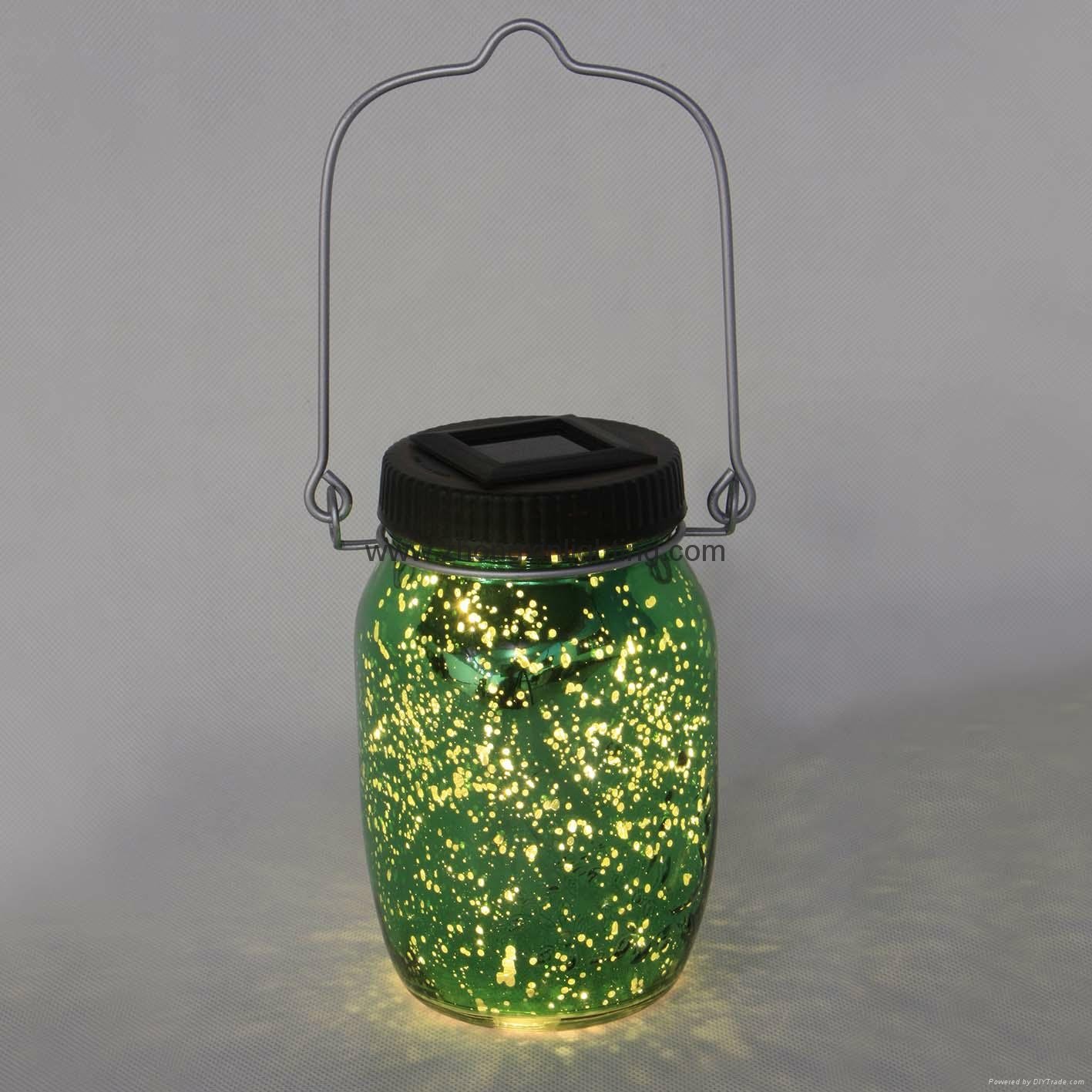 Solar Decor Light-Solar Firefly Mason Jar