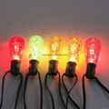 Christmas Decor ST40 multicolour MERCURY  finish Edison Bulbs 10 Light String 3