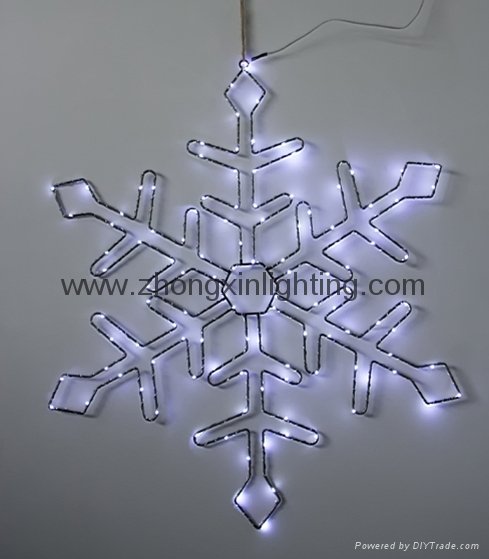 Christmas Decoration Light-SMD snowflake wire form