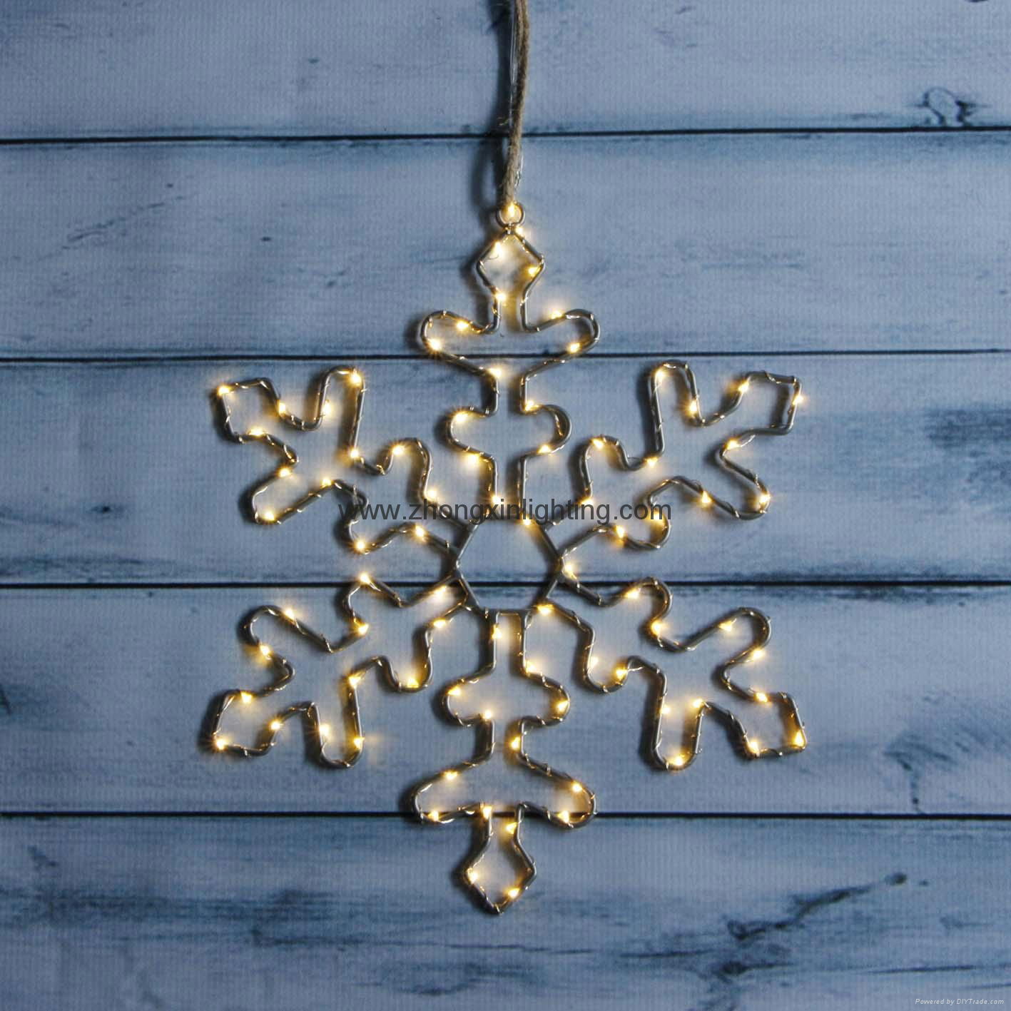 Christmas Decoration Light-SMD snowflake wire form 2