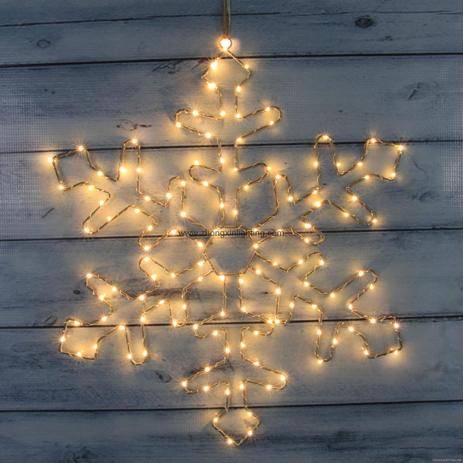 Christmas Decoration Light-SMD snowflake wire form 4