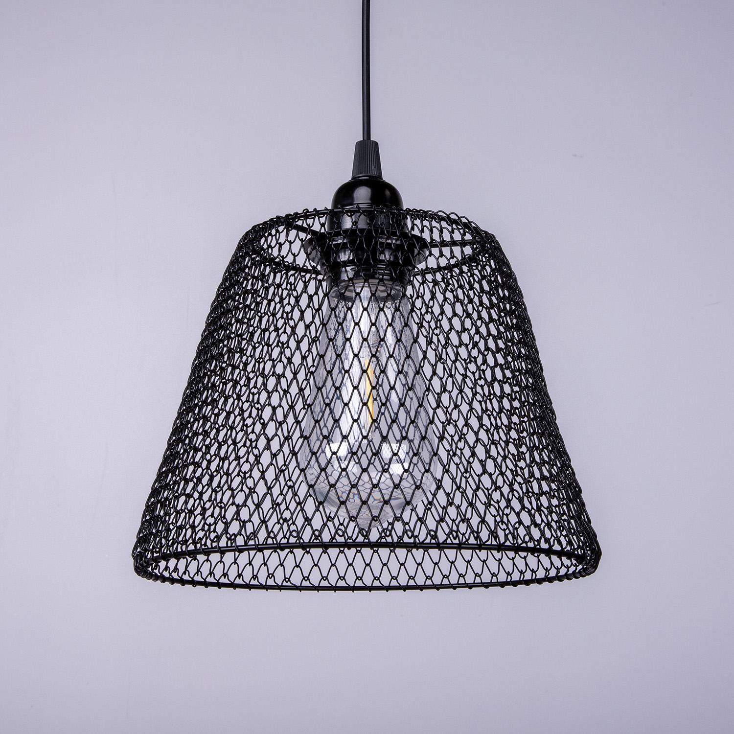 Metal mesh lampshade pendant light 2