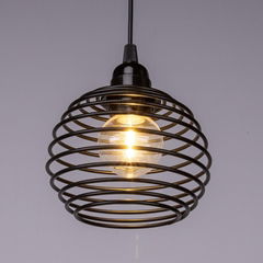 Metal mesh lampshade pendant light