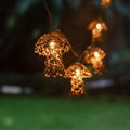 Solar decorative 10ct  mushroom string light  3