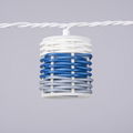 Solar decorative 10ct  plastic rattan string light 