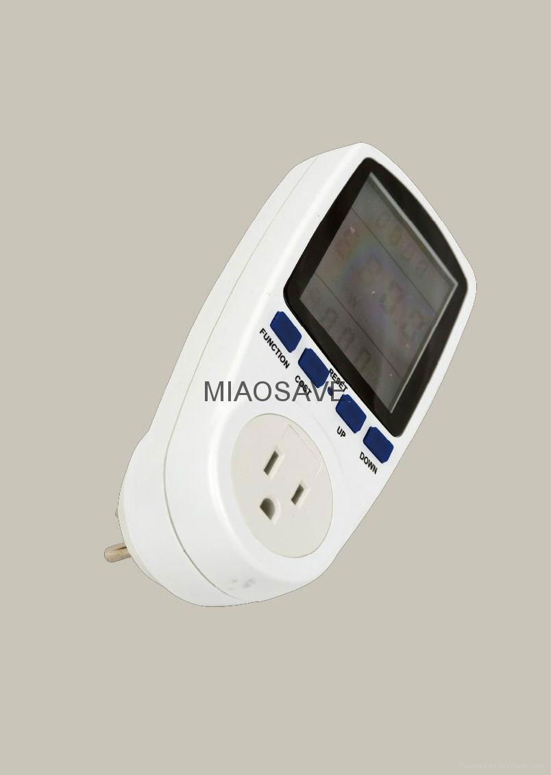 US plug power energy meter socket,PM-2 5