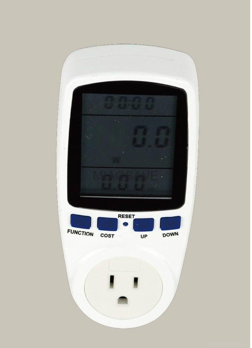 US plug power energy meter socket,PM-2 3