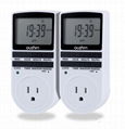 Digital Timer Switch,Timer outlet,7 day timer,plug in timer for US plug 2