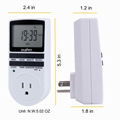 Digital Timer Switch,Timer outlet,7 day timer,plug in timer for US plug 3