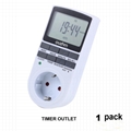 7 day programmable timer for Europe Plug 16A 3680W (EU plug) 1