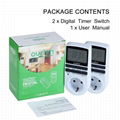 7 day programmable timer for Europe Plug 16A 3680W (EU plug) 4