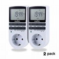 Light timer,Smart digital timer,Plug in timer for EU plug 2