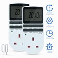 Timer outlet  with 10 on/off Programs for UK Plug 2