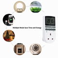 Timer outlet  with 10 on/off Programs for UK Plug 4