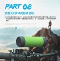 Outdoor waterproof Bluetooth speaker for bicycle with LED light 5