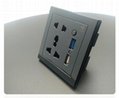 High quality home automation wifi & zigbee intelligent switch socket for UK plug