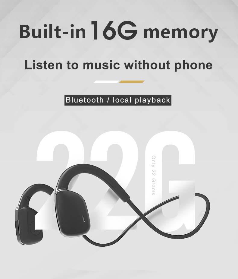 2022  X8 Wireless Bone Conduction Headset