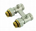 nickel female two way brass h valve for radiator 2