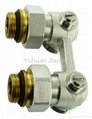 nickel female two way brass h valve for radiator 3