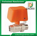 220V DN15 threaded actuator brass mini motorized ball valve