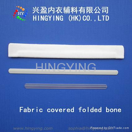 Fabric covered folded bone