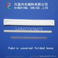 Fabric covered plastic bone