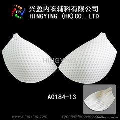 Breathable sandwich bra cup