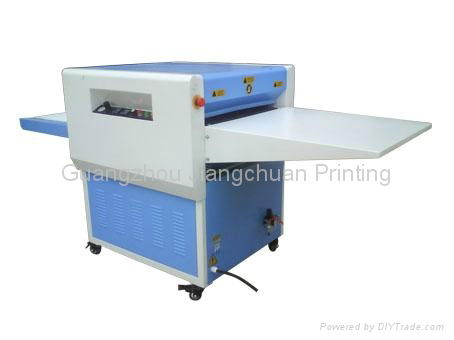 LK-22C Correct Side Drum Belt Type Bronzing Machine hot sublimation t shirt  