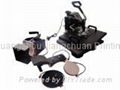 LK-27 Five in One Multifunction Heat Press Machine how to use a tshirt printing 