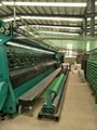 Double needle bed shade net making and weaving machine  3