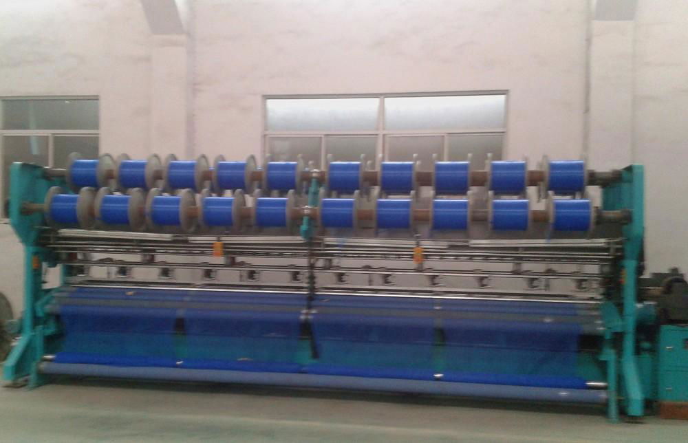 Anti hail net warp knitting machine to Yemen 3