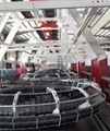 Fourteen shuttles circular loom for 8m