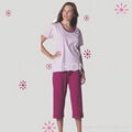 Ladies pyjamas made of 100% cotton 1